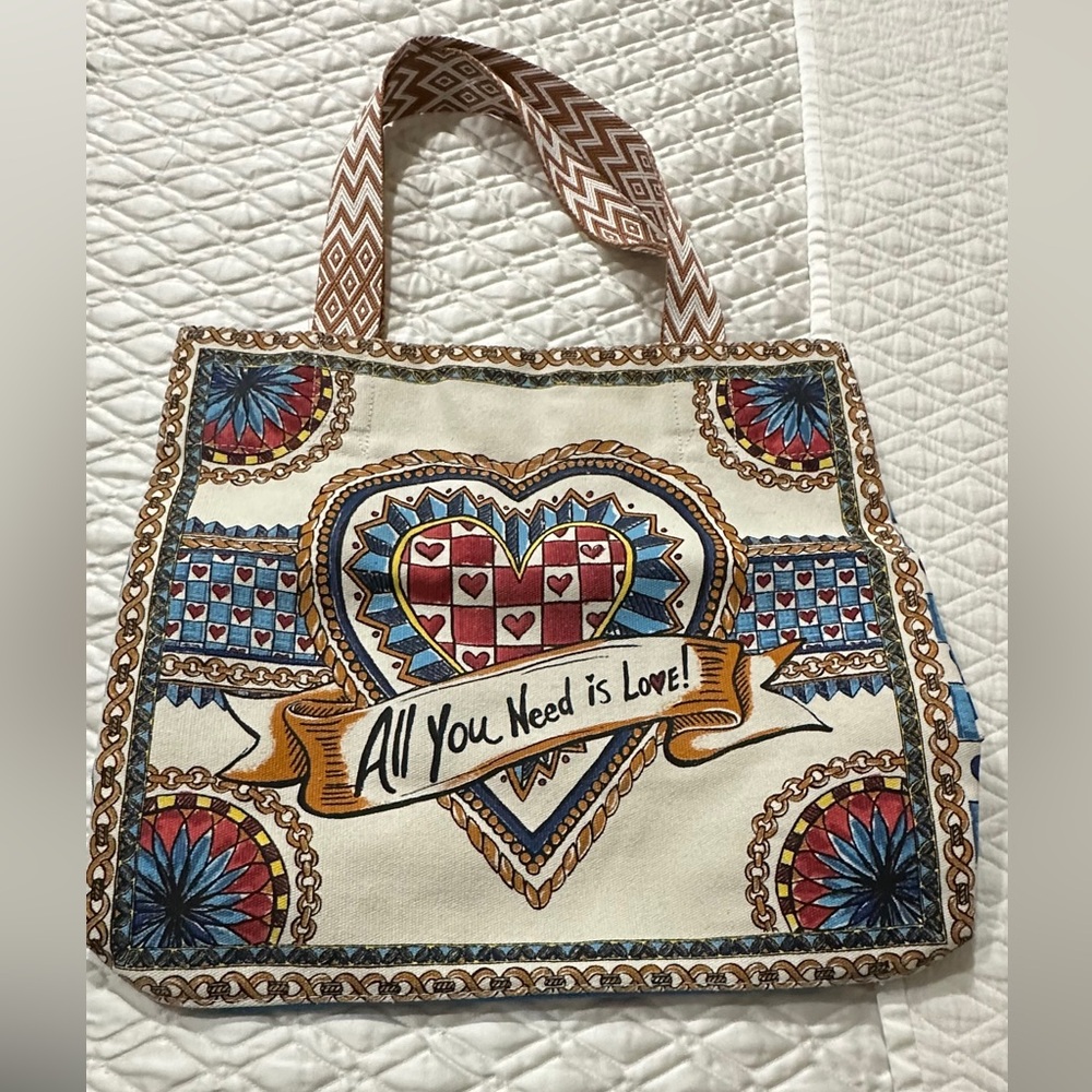 Brighton believe in love tote bag shopping bag canvas picnic reusable - Picture 4 of 14
